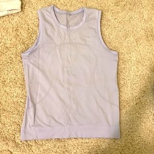 Lululemon swiftly tech tank top. Size 6. Lavender light purple color